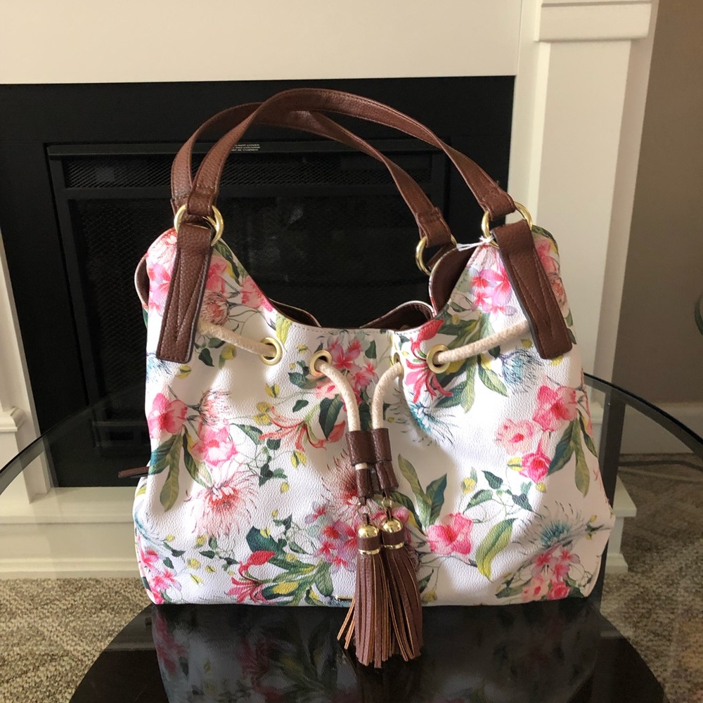 Liz Claiborne vintage flowered handbag
